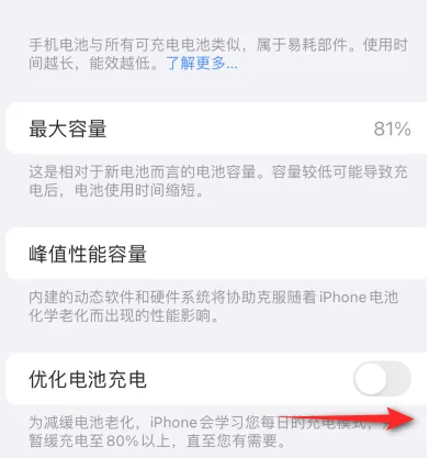 彭山苹果15维修分享iPhone15充电到80%就充不进电了怎么办 