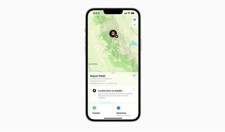 彭山苹果14维修分享iPhone14系列中 FindMy功能通过卫星分享位置方法教程 